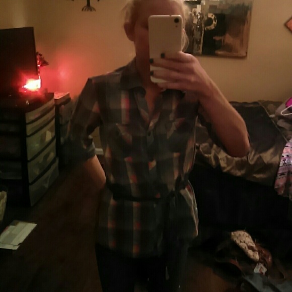 BKE Plaid button up