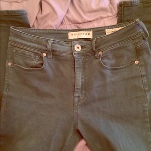 Bull head turquoise high waisted skinny Jean