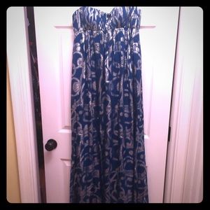 Aqua gown dress prom