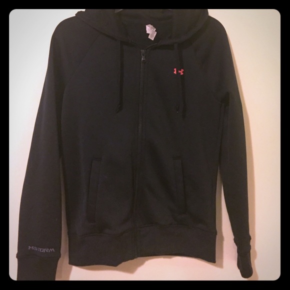 Under Armour black zip hoodie