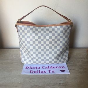 (SOLD) Louis Vuitton delightful pm azure