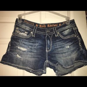 Rock Revival Jean Shorts Worn TWICE Sz 29