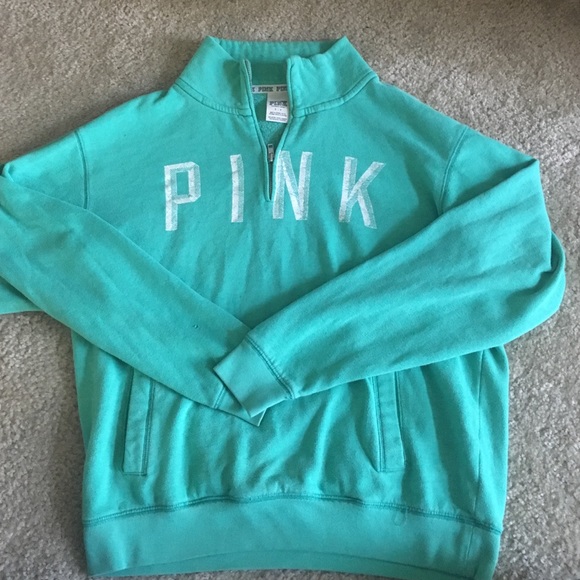 mint green PINK jacket with collar!!! - Picture 1 of 3