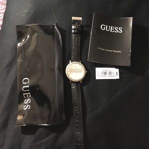 Guess rhinestone watch