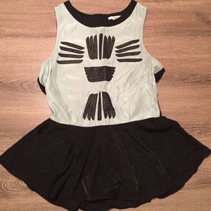 Fun Summer Tribal peplum by bar III
