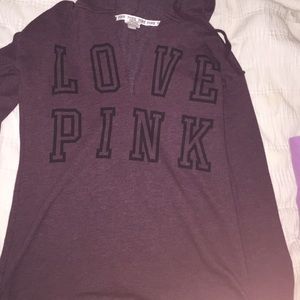 Maroon VS PINK hoodie