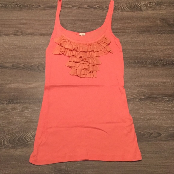 J.crew coral tank
