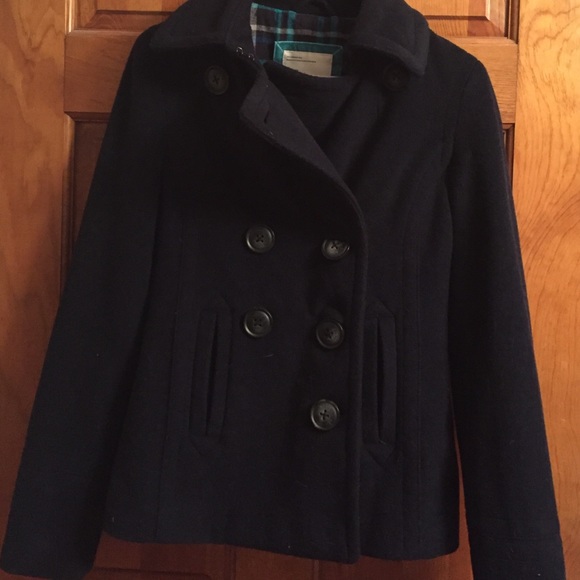 Navy Blue Pea Coat