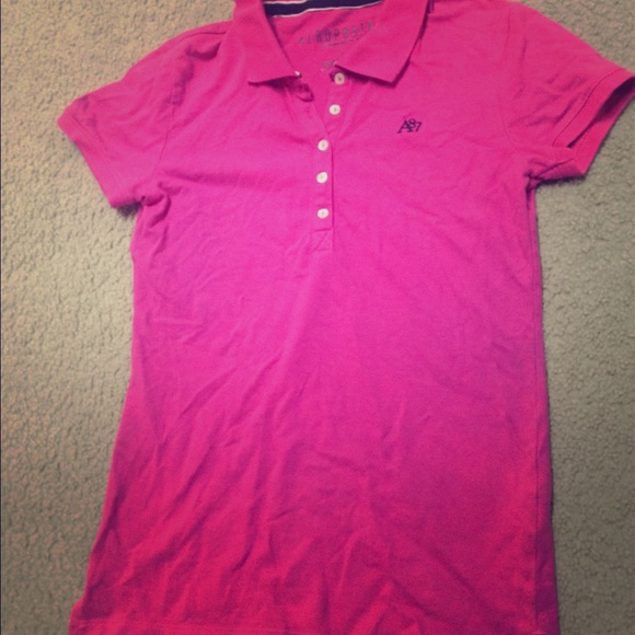 Pink Aeropostale Polo Shirt.