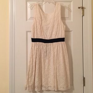 Cream Lace Dress