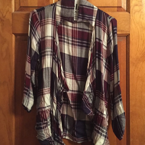 Plaid Cardigan