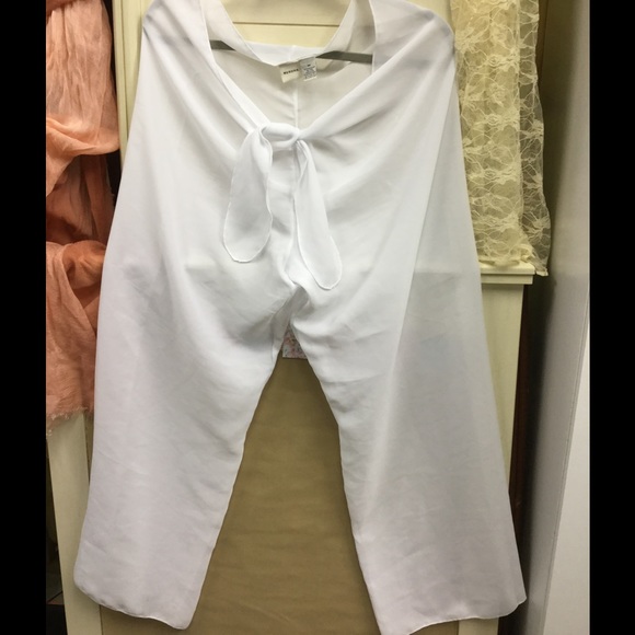 Sheer swim cover pants