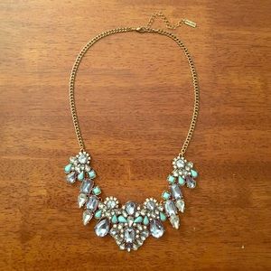Bauble Bar Blue Toned Sparkle Necklace