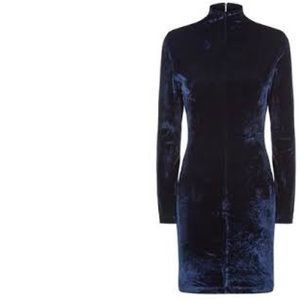 Reiss Greysie Velvet bodycon dress
