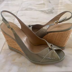 New Stuart Weitzman Patent Wedge