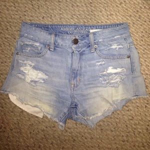 American Eagle high-waisted shorts