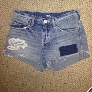 Urban Outfitters High-waisted jean shorts