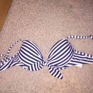 Striped push up bikini