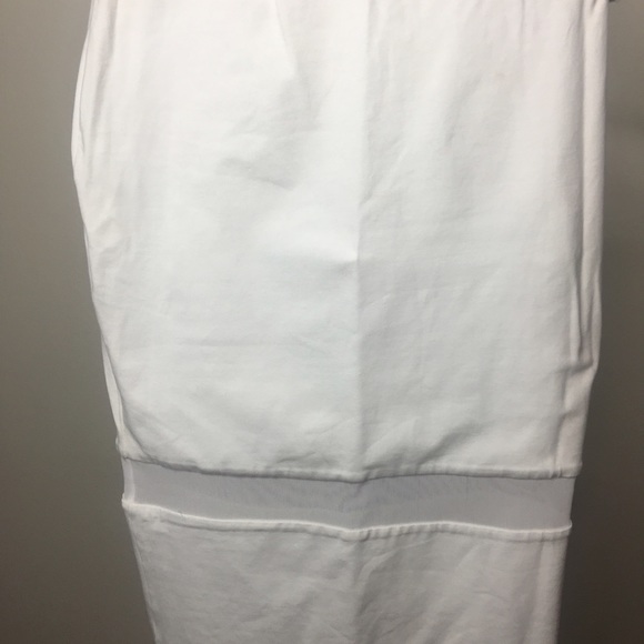 Zara white fitted skirt