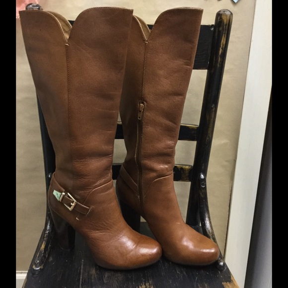 Cognac Leather boots - Picture 2 of 4