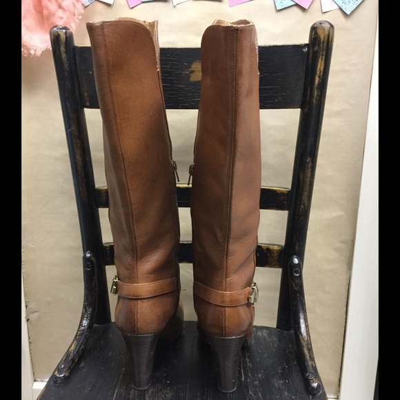 Cognac Leather boots - Picture 4 of 4