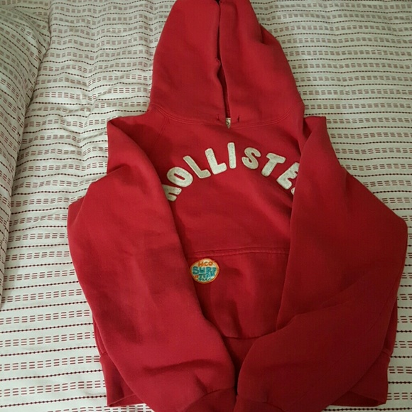 Red hoodie medium but fits more like a small