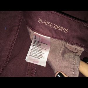 American Eagle Maroon shorts