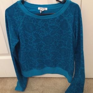 Floral design sweater