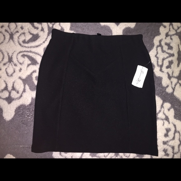 Brand new black mini skirt.