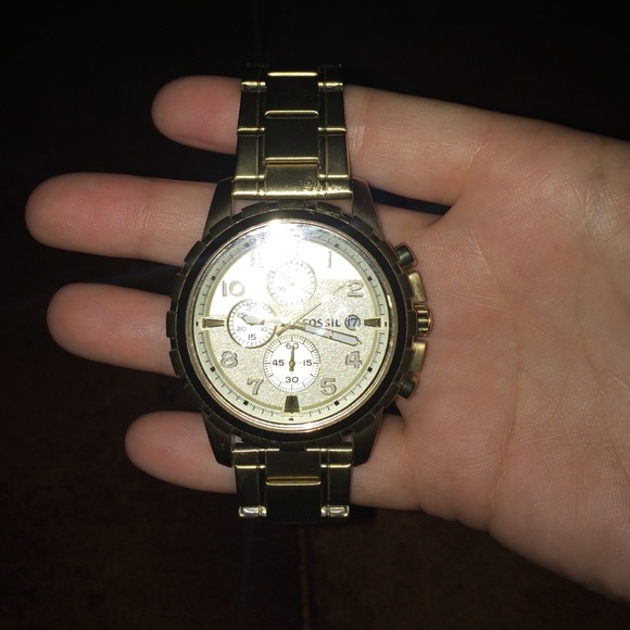 Fossil Dean Chronograph Gold-Tone Stainless Steel