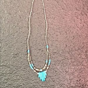 Blue necklace