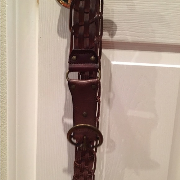 brown waist belt