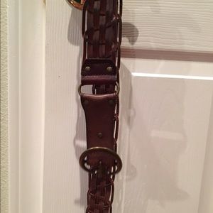 brown waist belt