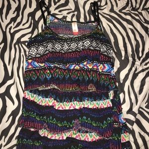 Spaghetti strap tank-top