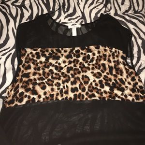Cheetah print shirt