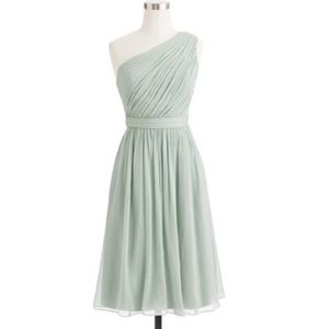 J crew Kylie short dress 8 dusty shale bridesmaid