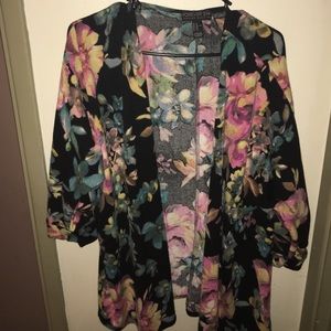 Floral blazer