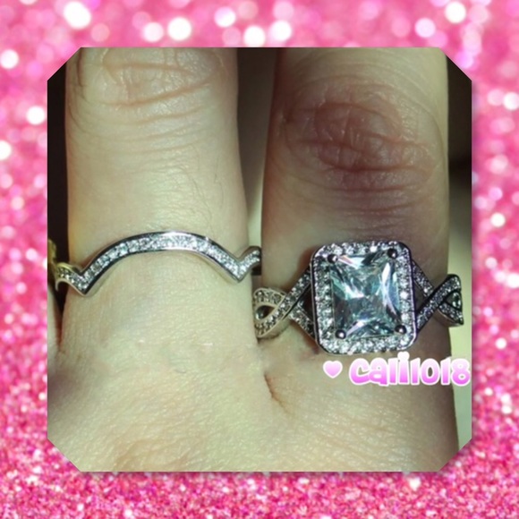 ⚡️1HR SALE ONLY NO OFFERS🆕2pc 10k White Gold - Picture 3 of 4