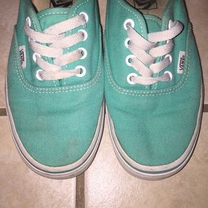 Turquoise Vans