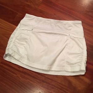Lululemon white skirt