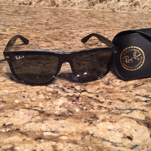 Ray Bay 60 mm Polarized Boyfriend Sunglasses