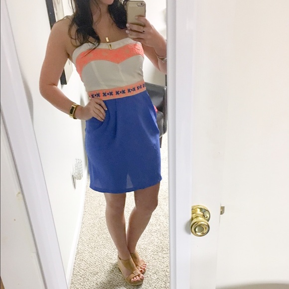 Strapless Cocktail Dress - Picture 2 of 3