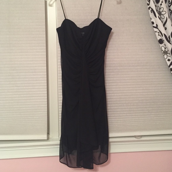 Black cocktail dress.