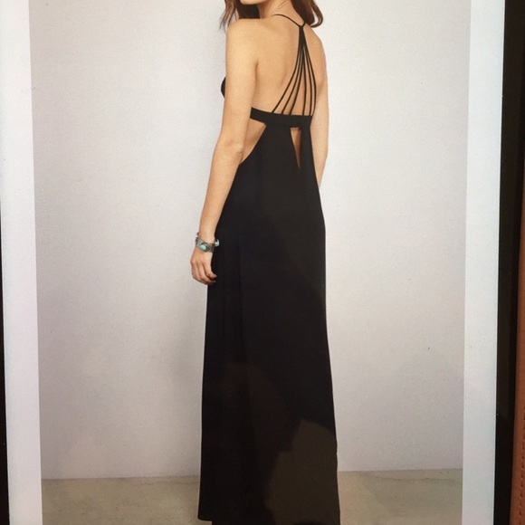 Black maxi dress