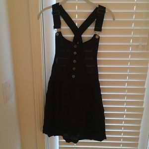 Black Overall Dress