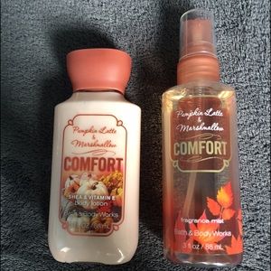 Bath and body works mist and lotion
