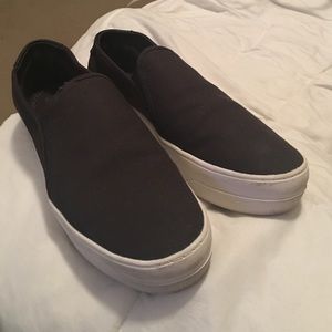 Black Slip-ons