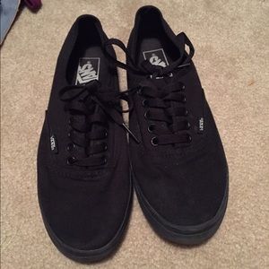 All Black Vans