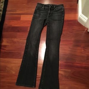 White House black market dark grey jeans