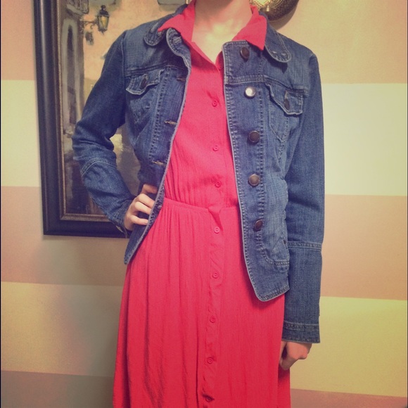 Salmon Colored Charlotte Russe High Low Dress
